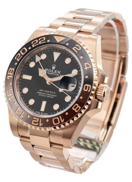 rolex gmt master ii rose gold replica|rolex gmt master time zone.